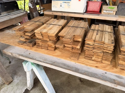 Used OAK PLANK HARDWOOD FLOORING (14) BUNDLES Flooring Equipment Michigan US | Miedema Asset Management Group #1419788