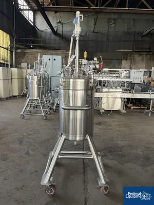 Used GS Stainless, Inc. 100 Liter GS Stainless Receiver Tank, S/S, 15# Stainless Steel Tanks Ohio US | Federal Equipment Company #126686