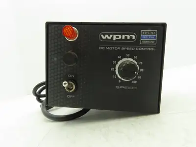 Bodine Electric WPM-2137E1 Speed Control 115V Input 0-130VDC Output 3.2A