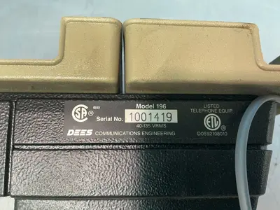 Used DEES COMMUNICATIONS ENGINEERING 196 Telecom/Utility Ohio US | HGR 24 #1442813