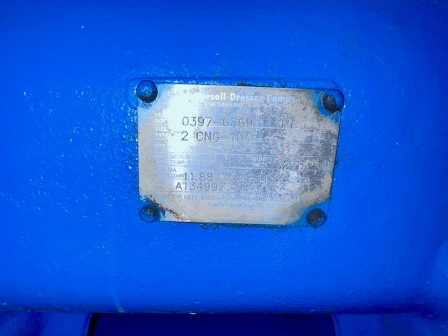 Used Worthington 2CNG-104 Pumps Minnesota US | Peak Machinery, Inc. #285017