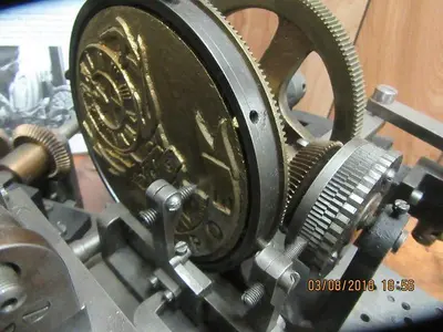 0365 RA Lienhard Chaux-De-Fonds Engine Turning Machine Circa 1904