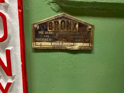 BRONX 3-Rolls Plate Bending Rolls, in good working order, OFFERS INVITED