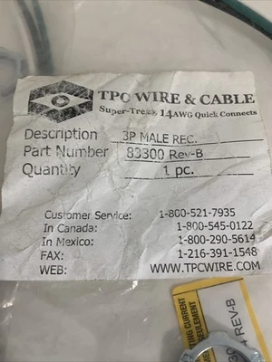 NEW Wire and Cable 83300 Rev. B