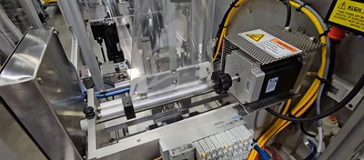 Used AXON, PROMACH EZ300 SHRINK SLEEVER WITH EZ-36-BR HEAT SHRINK TUNNEL Sleeve Wrappers Washington US | The Equipment Butler #1276970