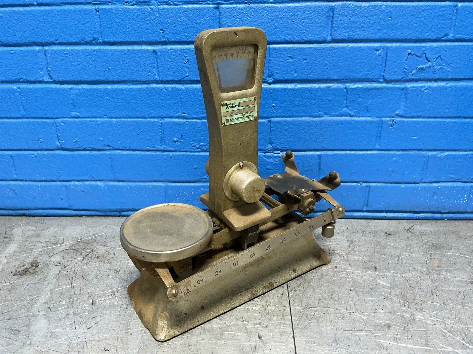 Used THE EXACT WEIGHT SCALE SCALE CO. 100 Material Handling (misc) Ohio US | HGR 24 #1293693