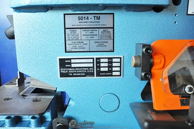 New | in-Stock SCOTCHMAN 5014-ET Ironworkers California US | Sterling Machinery Exchange #1465418