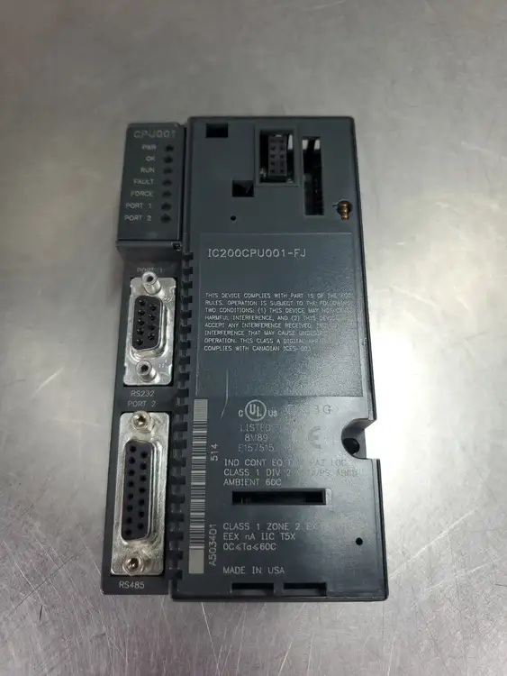 Used GE Fanuc A503401 PLC Processors South Carolina US | Palmetto Automation #1157919
