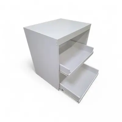 2 cubby storage with pullout drawers 30x24x34