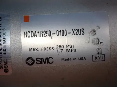 Smc  250psi Pneumatic Cylinders.