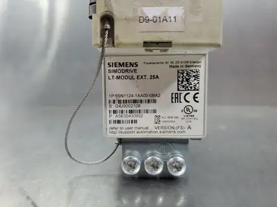 USED Siemens 6SN1124-1AA00-0BA2 SIMODRIVE w/6SN1118-0DM23-0AA0 Drive Card