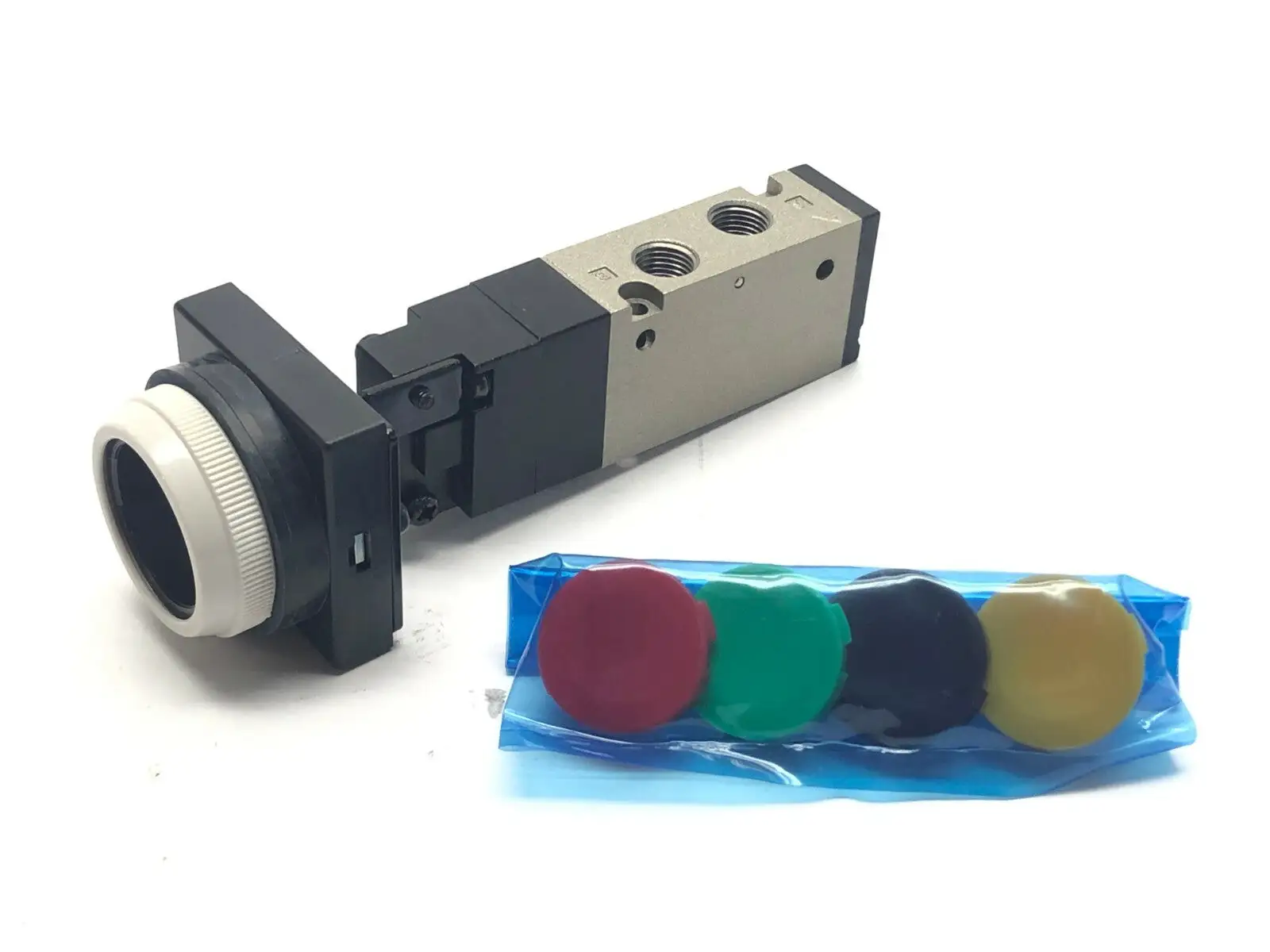 NVZM550 | SMC  Mechanical Valve w/ Different Color Buttons 0.15~0.7MPa - New Other