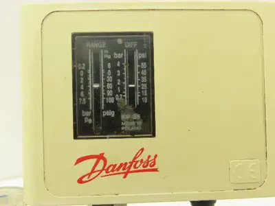 Norgren F73G-3AN-QT3 Water Filter, Mindman Oiler, Danfoss Pressure Switch 250PSI