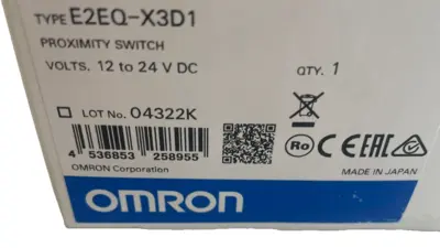 NEW OMRON E2EQ-X3D1 PROXIMITY SWITCH 2M 12 to 24VDC E2EQX3D1