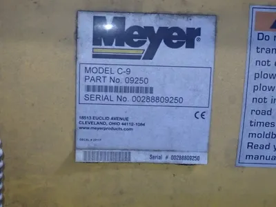 Used MEYER C9 Material Handling (misc) Ohio US | HGR 24 #870819