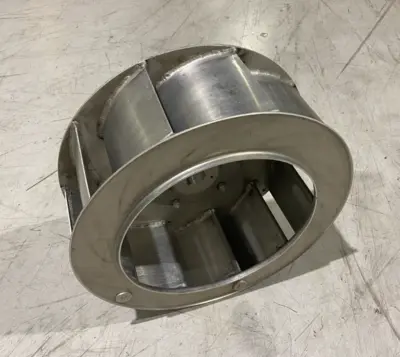 None | Blower Fan Wheel, 20 ACF, 100PCT Aluminum, CW, 1.625 BORE, TYPE 1 HUB