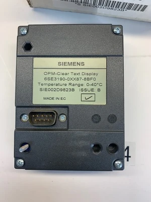 USED Siemens 6SE3190-0XX87-8BF0