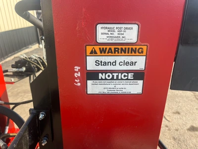 WORKSAVER HPD22 Skid Steer Mount Post Driver | County Equipment Company LLC (12)