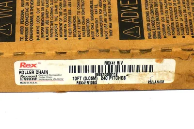 NEW REX ROLLER CHAIN REX41R10BX 10FT