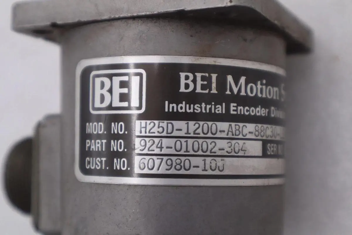 BEI ELECTRONIC H25D-1800-ABC-88C30-LED-SM16-S12V INDUSTRIAL ENCODER STOCK K-3679
