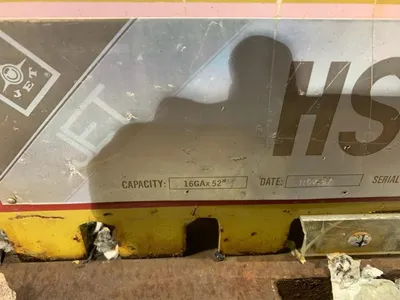 1987 JET HS-1652 Power Squaring Shears (Gauge) | Tight Tolerance Machinery (5)