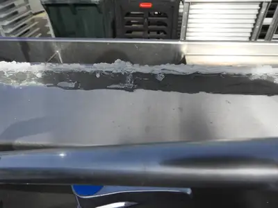 Used Falcon Restaurant Supply Used 2 Bay Stainless Steel Commercial Sink with Twist Drains - SS23 Sinks Illinois US | Falcon Restaurant Supply #1376466