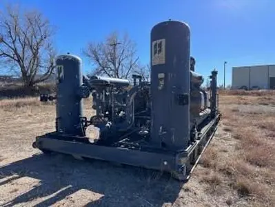 CAT G3608 / Ariel Model JGC-4 Two Stage Compressor - Cylinder Sizes 14.125" x 14.125" x 8.375" x 8.375" Less Engine