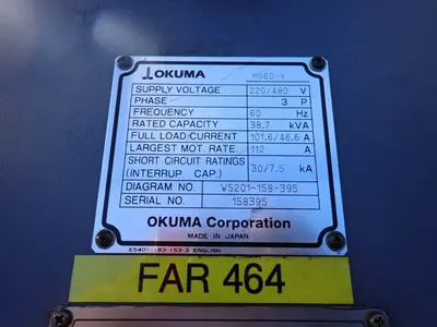 USED 2011 OKUMA CORPORATION GENOS M560V