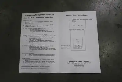USED ALWAYS-ON UPS BBU-152N90