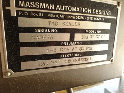 Used 1995 _UNKNOWN_ TAB SEALER M/N 108 OT CT DC Case Sealers - Glue Pennsylvania US | Libra Machine #1568370