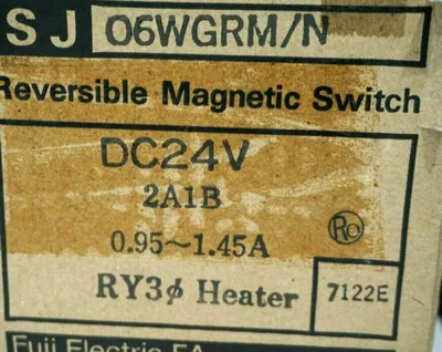 NEW FUJI ELECTRIC SJ06WGRM /N MAGNETIC SWITCH DC24V 2A1B SJ06WGRMN