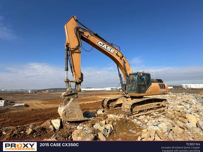Used 2015 CASE CX350C Excavators Pennsylvania US | Proxy Equipment #1377589