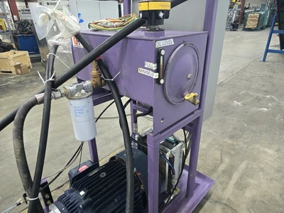 10 Cu. Yd (270 Cu.Ft) Skid Mounted Con-Tech Rotary Blender, 50 HP