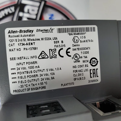 Used Allen-Bradley 1734-AENT Misc Industrial Equipment California US | American Industrial Supply Co. #1376978
