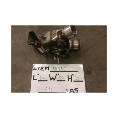 Used 6" Stainless steel diverter valve