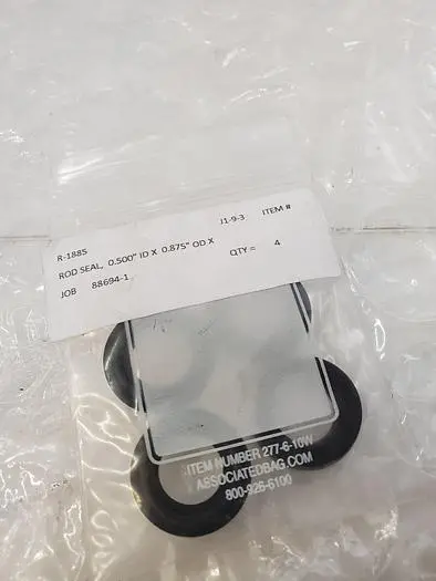 R-1885 ROD SEAL, 0.500 IN. ID X 0.875 IN. OD