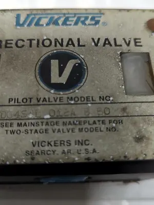 Used VICKERS 879221 DG4S41 021A B.60 Pump & Valve Parts Ohio US | Surplus Asset Holdings #1236145