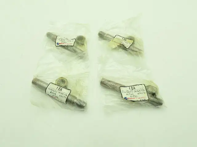 Stanlok #10 x 4" Threaded Steel Taper Pin w/Nut   -Lot of 4