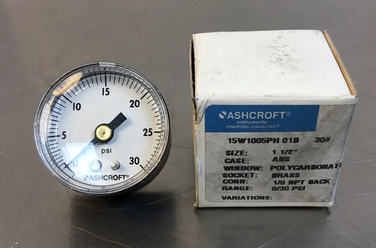 Used Ashcroft _UNKNOWN_ Air Gages South Carolina US | Palmetto Automation #1166161