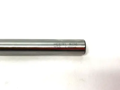 New | in-Stock Hertel Chucking Reamer: 9/16", 8" OAL, 2" Flute Length, Straight, HSS Reamers Michigan US | Maverick Industrial Sales #1402108