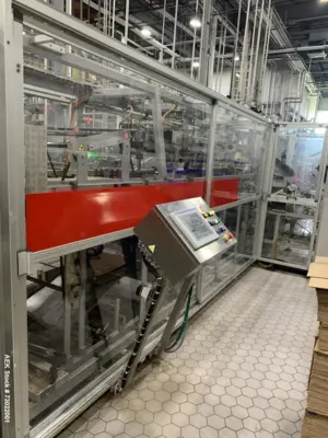 Used SIDEL COMBI SENSOFIL 40/24/12 Liquid & Paste Complete Packaging Lines Illinois US | Aaron Equipment #87128