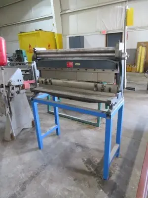 40" WELBILT HAND PRESS BRAKE & SHEET ROLLER: YOBRO #25208