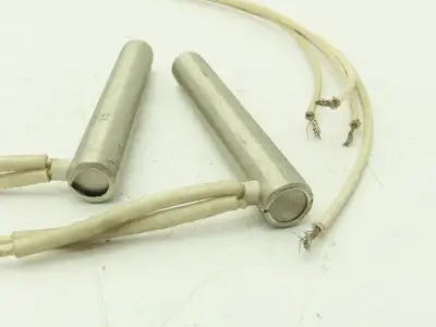 Vulcan U13  5/8" Cartridge Heater 500W 480V 90° 32" Leads  Lot of 2