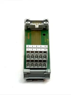 USED WAGO INTERFACE MODULE 10-POLE DIN 41651 TRIPLE-DECK PCB TERMINAL