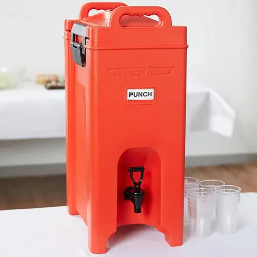 5 Gallon Green Insulated Beverage Dispenser - 6 colors