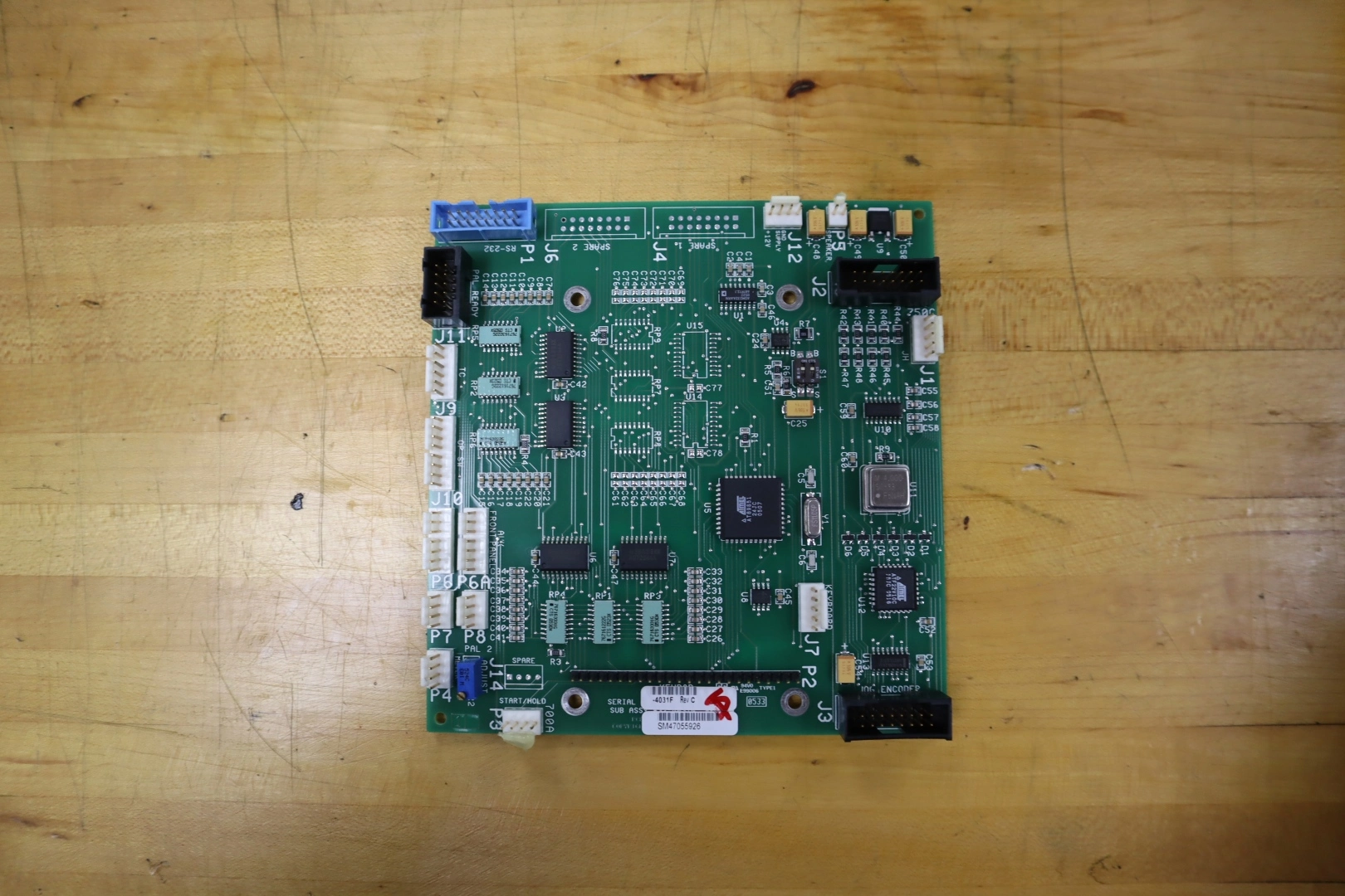 USED USED HAAS PARTS AND TOOLING HAAS 32-4031F SERIAL KEYBOARD PCB