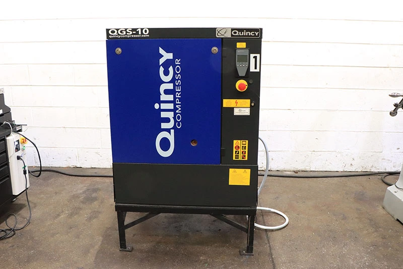 Used 2018 Quincy QCS-10, 10 HP, Rotary Screw Rotary Screw & Sliding Vane Air Compressors New Jersey US | Machinery Values #1460700