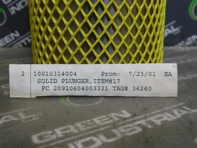 Unbranded 10010314004 Solid Plunger FC 20910604003331 14.375" H 2.155" Bore New