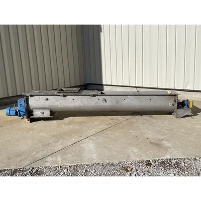 Used 16" dia. X 11'-6" Industrial Screw Auger Conveyor