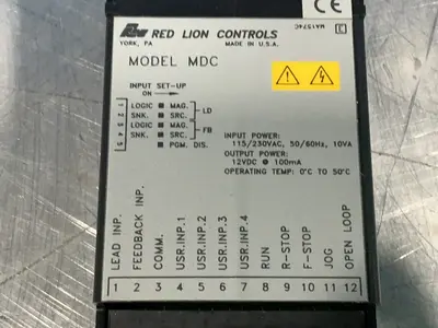 Used RED LION CONTROLS MDC00100 Motor Controllers Ohio US | HGR 24 #1326045